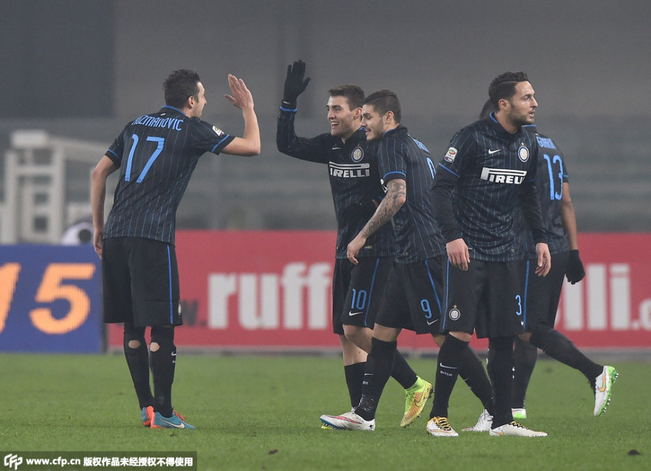 国米主场-战平切沃，积分榜略有落