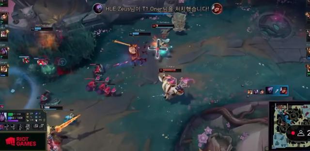 关于T1碾压V5，Zeus团战一打五强强对话淘汰赛，技惊四座的信息